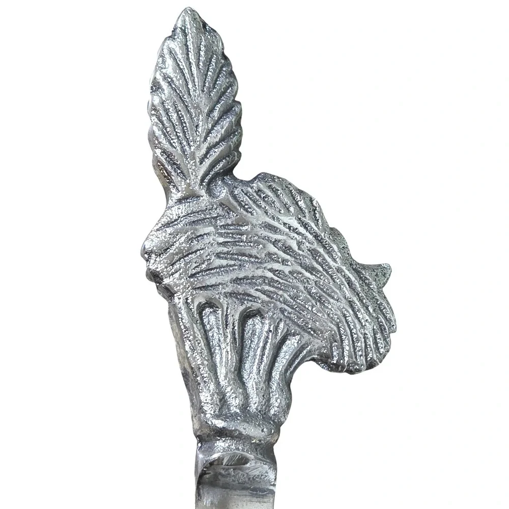 Vintage Pewter Cat Cheese Butter‎ Spreader Knife Novelty Kitchen Utensil